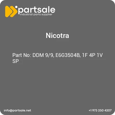 nicotra-ddm-99-e6g3504b-1f-4p-1v-sp