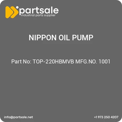 nippon-oil-pump-top-220hbmvb-mfgno-1001