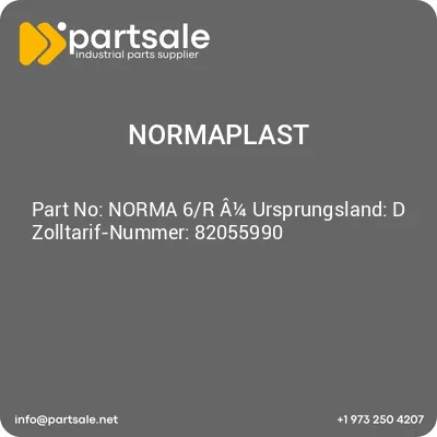 normaplast-norma-6r-a14-ursprungsland-d-zolltarif-nummer-82055990