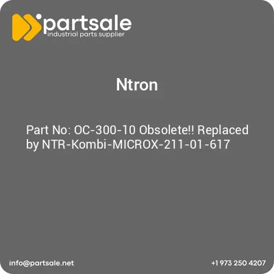 ntron-oc-300-10-obsolete-replaced-by-ntr-kombi-microx-211-01-617