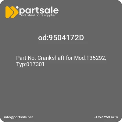 od9504172d-crankshaft-for-mod135292-typ017301