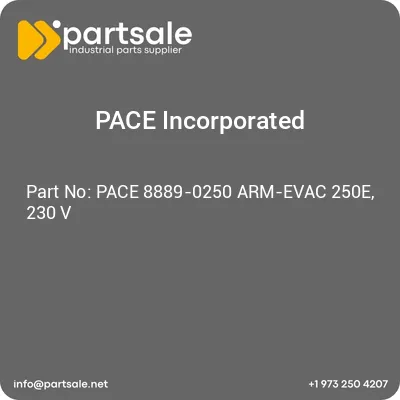 pace-8889-0250-arm-evac-250e-230-v