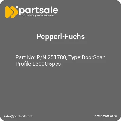 pn251780-typedoorscan-profile-l3000-5pcs