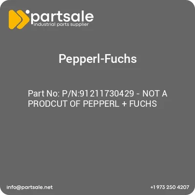 pn91211730429-not-a-prodcut-of-pepperl-fuchs