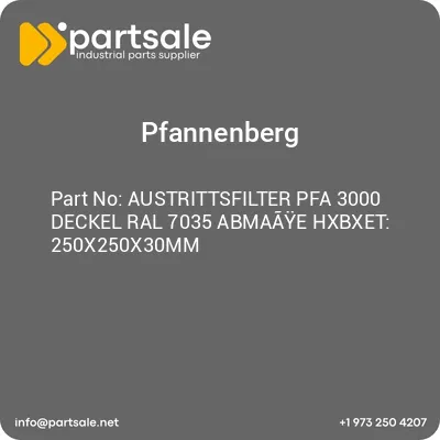 austrittsfilter-pfa-3000-deckel-ral-7035-abmaaye-hxbxet-250x250x30mm