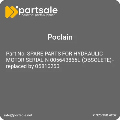 spare-parts-for-hydraulic-motor-serial-n-005643865l-obsolete-replaced-by-05816250