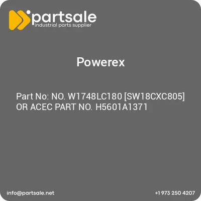 no-w1748lc180-sw18cxc805-or-acec-part-no-h5601a1371