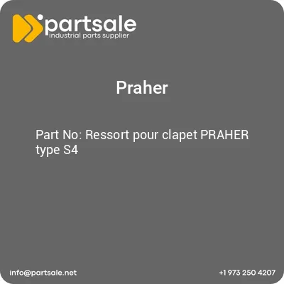 ressort-pour-clapet-praher-type-s4