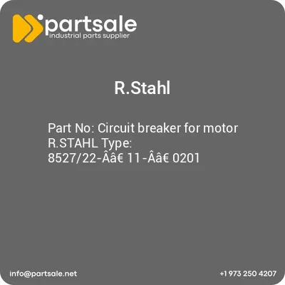 circuit-breaker-for-motor-rstahl-type-852722-aa11-aa0201