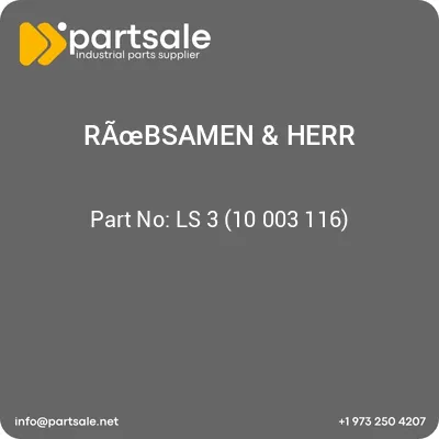 rabsamen-herr-ls-3-10-003-116