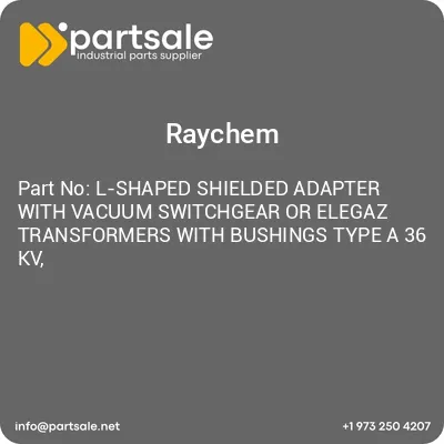 l-shaped-shielded-adapter-with-vacuum-switchgear-or-elegaz-transformers-with-bushings-type-a-36-kv