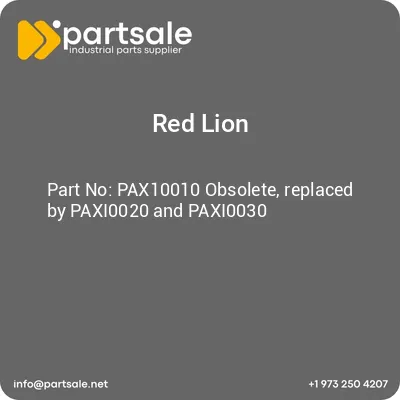 pax10010-obsolete-replaced-by-paxi0020-and-paxi0030