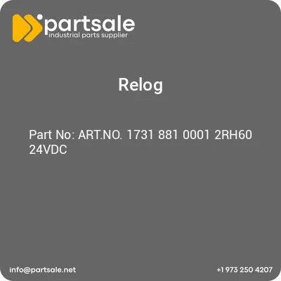 artno-1731-881-0001-2rh60-24vdc