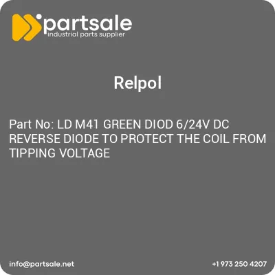 ld-m41-green-diod-624v-dc-reverse-diode-to-protect-the-coil-from-tipping-voltage