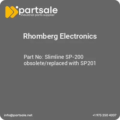 rhomberg-electronics-slimline-sp-200-obsoletereplaced-with-sp201