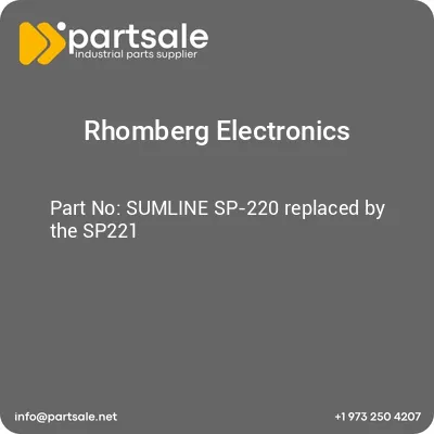 rhomberg-electronics-sumline-sp-220-replaced-by-the-sp221