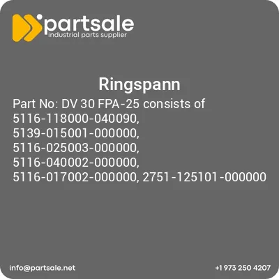 dv-30-fpa-25-consists-of-5116-118000-040090-5139-015001-000000-5116-025003-000000-5116-040002-000000-5116-017002-000000-2751-125101-000000