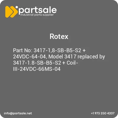 3417-18-sb-b5-s2-24vdc-64-04-model-3417-replaced-by-3417-18-sb-b5-s2-coil-iii-24vdc-66ms-04