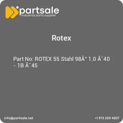 rotex-55-stahl-98a-10-a-40-1b-a-45