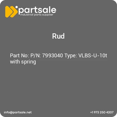 rud-pn-7993040-type-vlbs-u-10t-with-spring