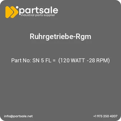 sn-5-fl-120-watt-28-rpm
