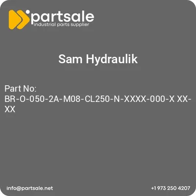 sam-hydraulik-br-o-050-2a-m08-cl250-n-xxxx-000-x-xx-xx