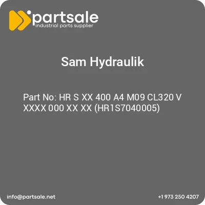 sam-hydraulik-hr-s-xx-400-a4-m09-cl320-v-xxxx-000-xx-xx-hr1s7040005