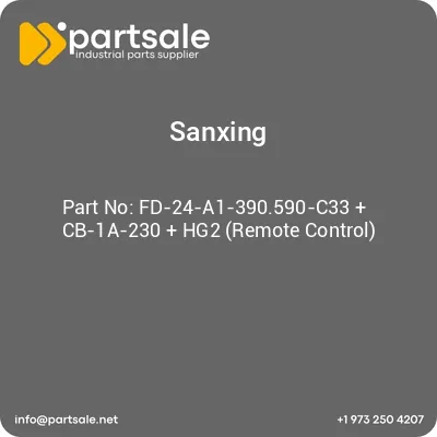 sanxing-fd-24-a1-390590-c33-cb-1a-230-hg2-remote-control