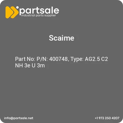 pn-400748-type-ag25-c2-nh-3e-u-3m