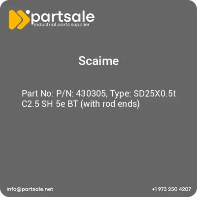 pn-430305-type-sd25x05t-c25-sh-5e-bt-with-rod-ends