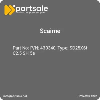 pn-430340-type-sd25x6t-c25-sh-5e