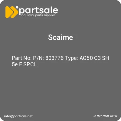 pn-803776-type-ag50-c3-sh-5e-f-spcl