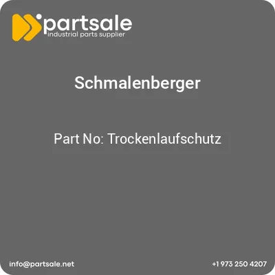 trockenlaufschutz