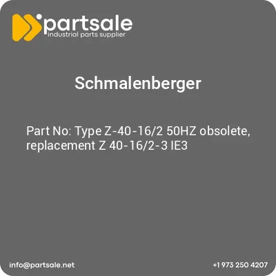 schmalenberger-type-z-40-162-50hz-obsolete-replacement-z-40-162-3-ie3