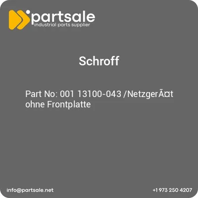 001-13100-043-netzgerat-ohne-frontplatte