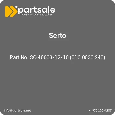 serto-so-40003-12-10-0160030240