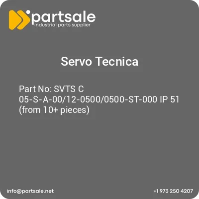 servo-tecnica-svts-c-05-s-a-0012-05000500-st-000-ip-51-from-10-pieces