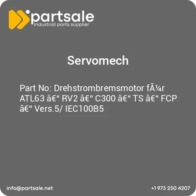 servomech-drehstrombremsmotor-fa14r-atl63-a-rv2-a-c300-a-ts-a-fcp-a-vers5-iec100b5