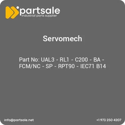 servomech-ual3-rl1-c200-ba-fcmnc-sp-rpt90-iec71-b14