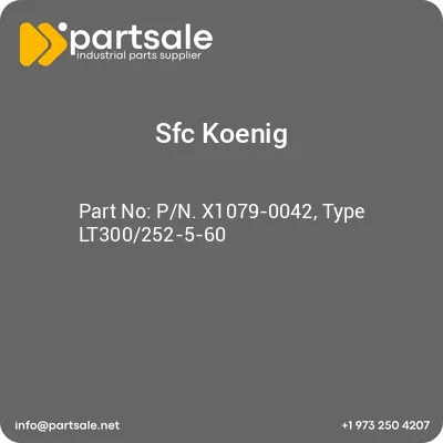 sfc-koenig-pn-x1079-0042-type-lt300252-5-60