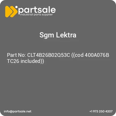 sgm-lektra-clt4b26b02q53c-cod-400a076b-tc26-included