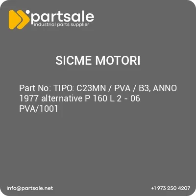 sicme-motori-tipo-c23mn-pva-b3-anno-1977-alternative-p-160-l-2-06-pva1001