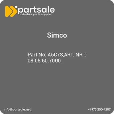 a6c7sart-nr-0805607000