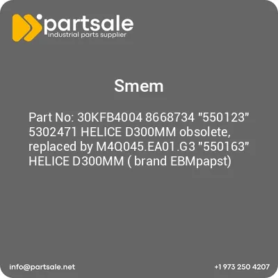 30kfb4004-8668734-550123-5302471-helice-d300mm-obsolete-replaced-by-m4q045ea01g3-550163-helice-d300mm-brand-ebmpapst