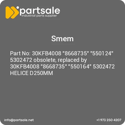 30kfb4008-8668735-550124-5302472-obsolete-replaced-by-30kfb4008-8668735-550164-5302472-helice-d250mm