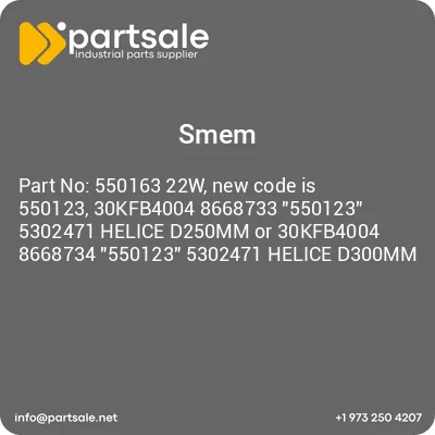 550163-22w-new-code-is-550123-30kfb4004-8668733-550123-5302471-helice-d250mm-or-30kfb4004-8668734-550123-5302471-helice-d300mm