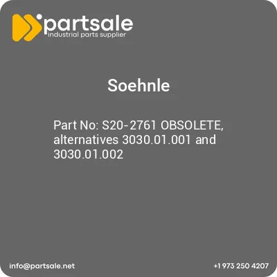 soehnle-s20-2761-obsolete-alternatives-303001001-and-303001002