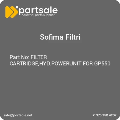 filter-cartridgehydpowerunit-for-gp550