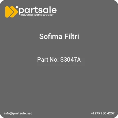 sofima-filtri-s3047a
