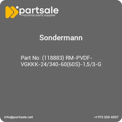 sondermann-118883-rm-pvdf-vgkkk-24340-6060s-153-g